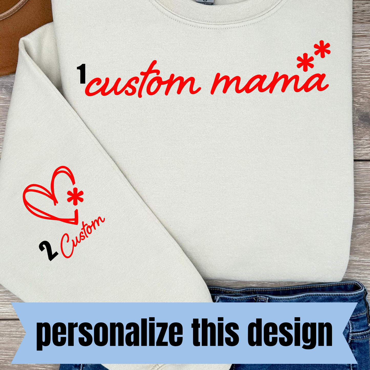 **PERSONALIZED CUSTOM** Custom Mama- DTF Transfer