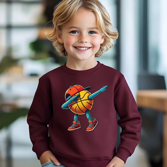 Dabbing Basketball (toddler)- 7" wide DTF Transfer