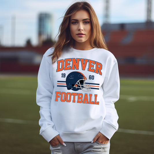 Denver Football- 11" wide DTF Transfer