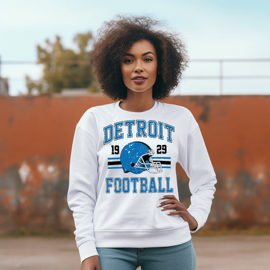 Detroit Football- 11" wide DTF Transfer