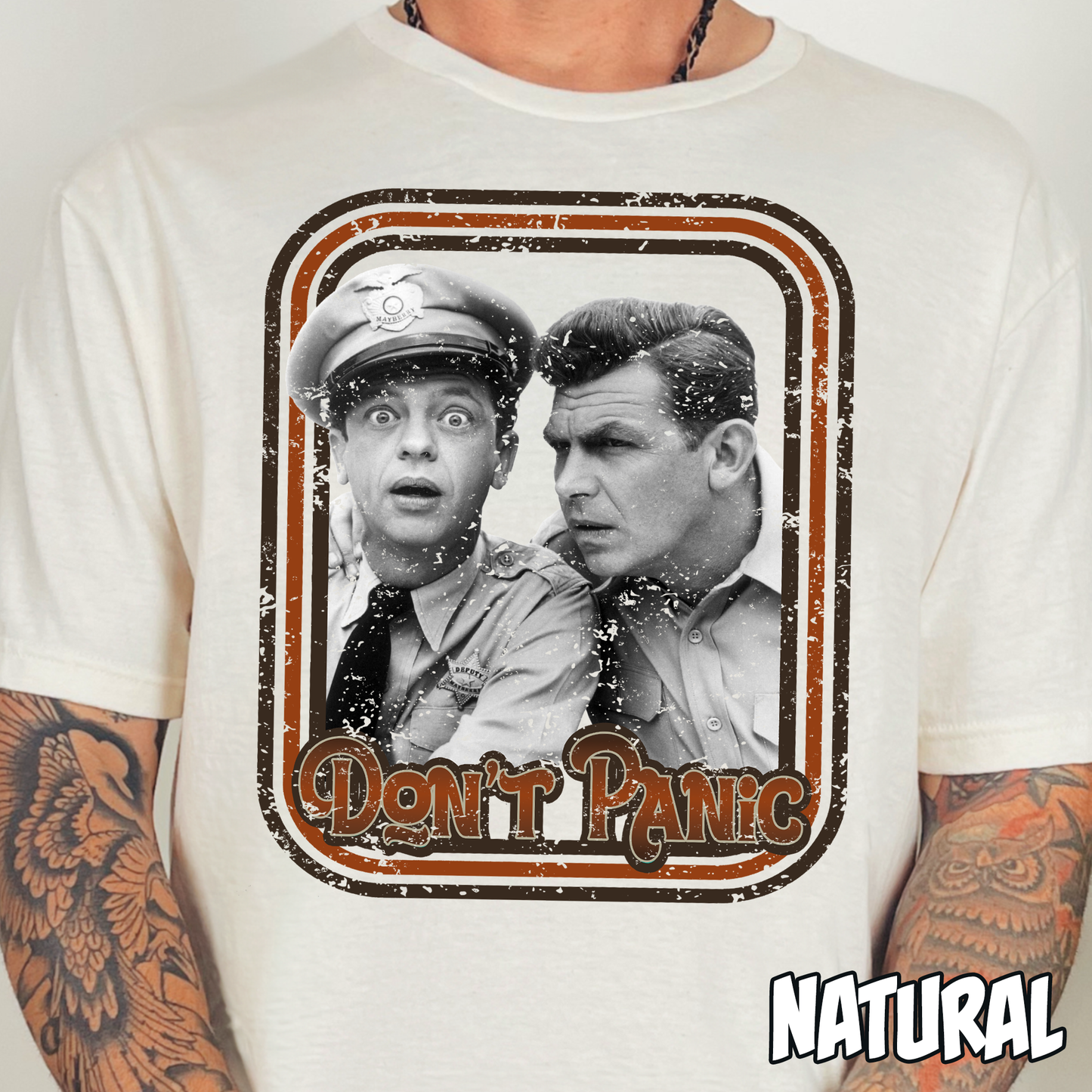 Mayberry Don't Panic- Full Color DTF Transfer