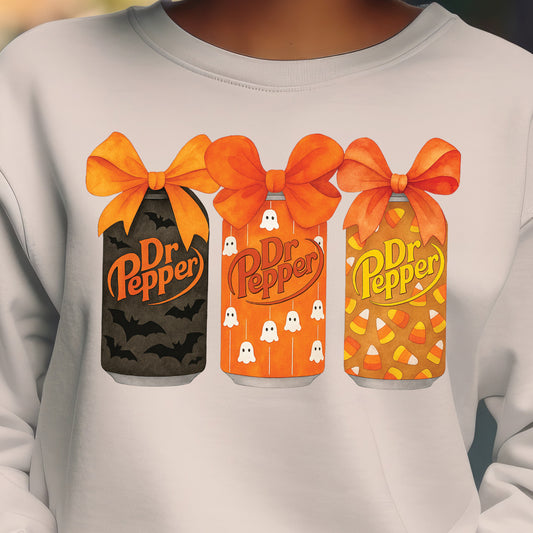 D Pepper Halloween Cans- 11” wide DTF Transfer