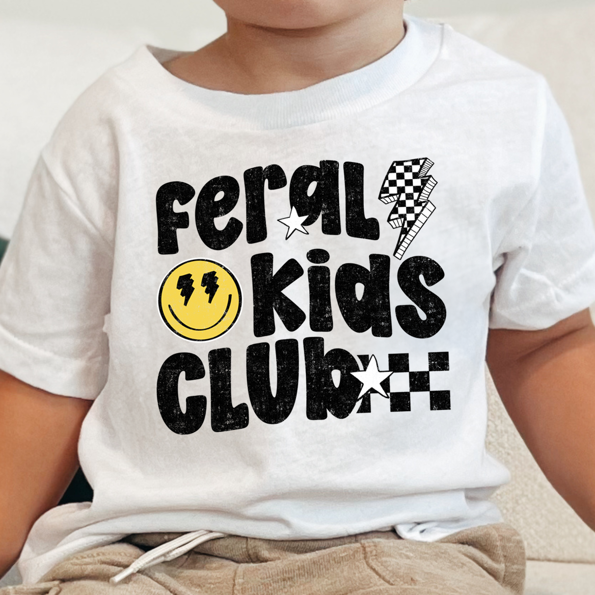 Feral Kids Club- Full Color DTF Transfer
