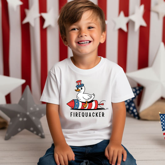 Firequacker (toddler)- 7" wide DTF Transfer