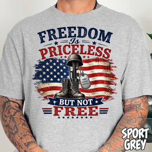 Freedom is Priceless, but Not Free- Full Color DTF Transfer