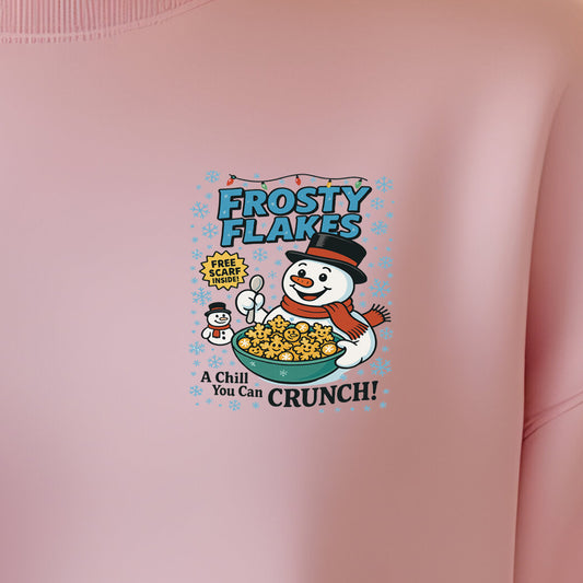 Frosty Flakes (pocket/hat)- 3.2" wide DTF Transfer