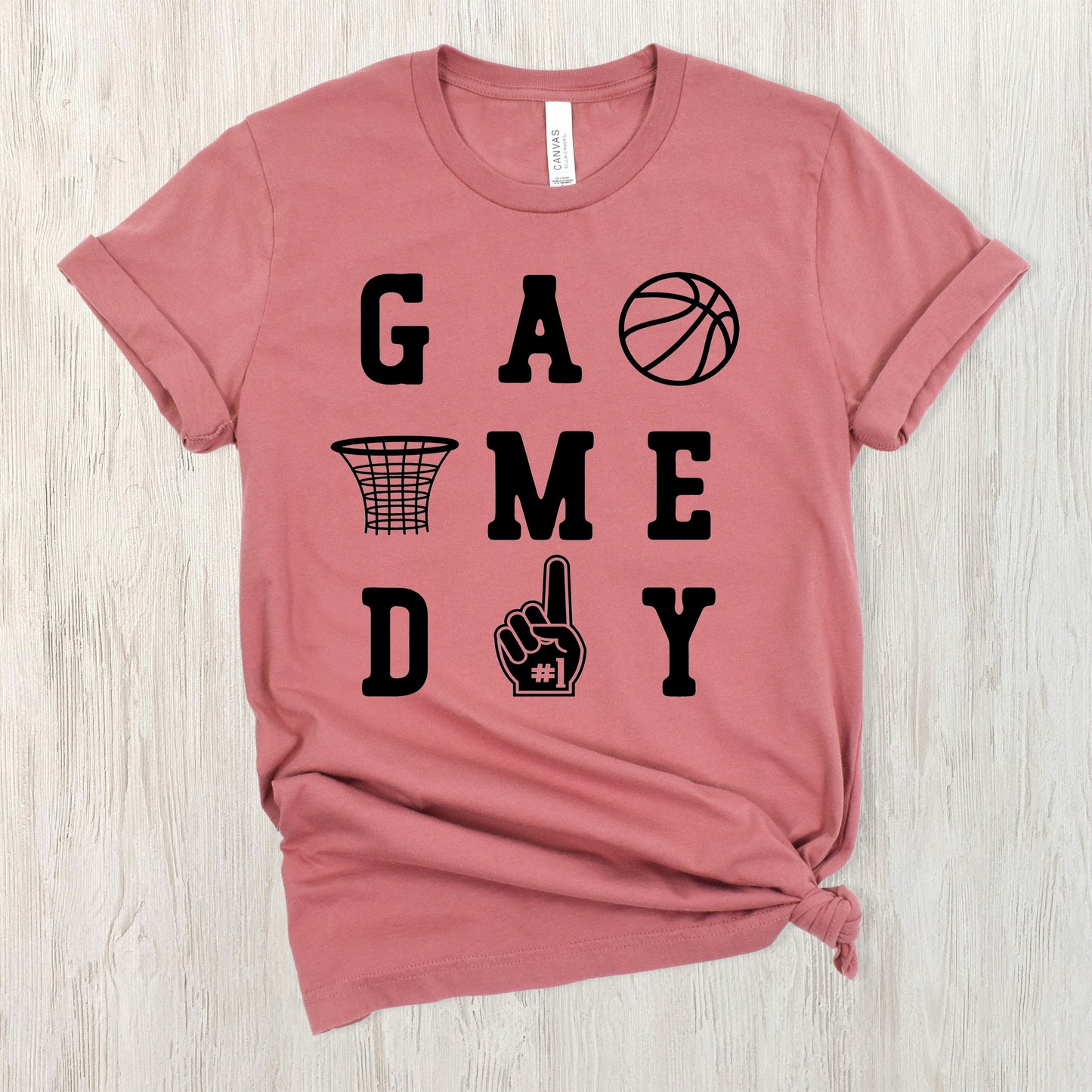 Game Day Basketball - 11.5" wide Plastisol Screen Print Transfer