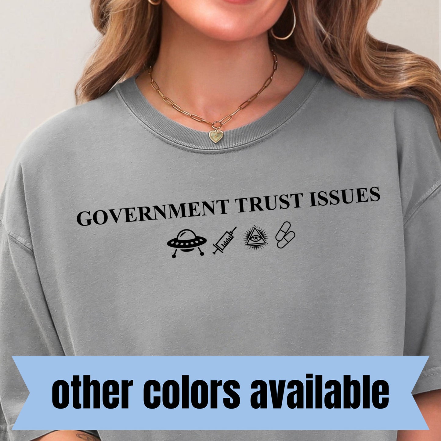 Government Trust Issues- Single Color DTF Transfer