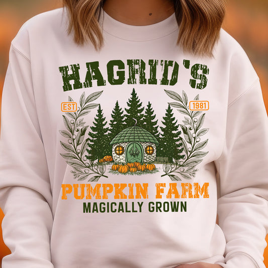 Hagrid's Pumpkin Farm...Magically Grown- 11” wide DTF Transfer