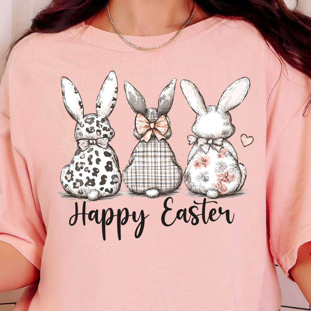 Happy Easter Bunnies- DTF Transfer