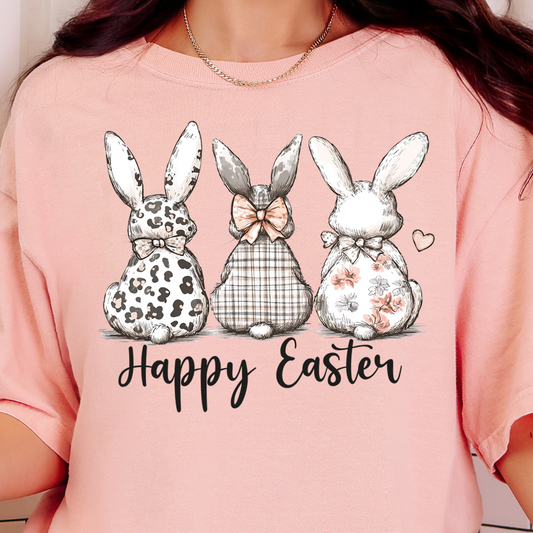 Happy Easter Bunnies- DTF Transfer