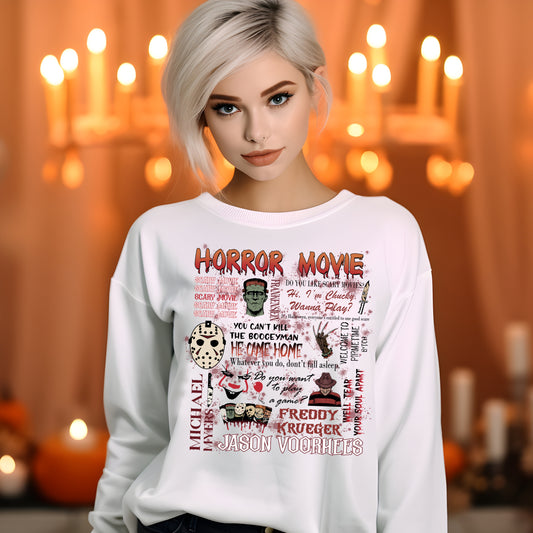 **PREORDER** Horror Movie Collage- 11" wide DTF Transfer