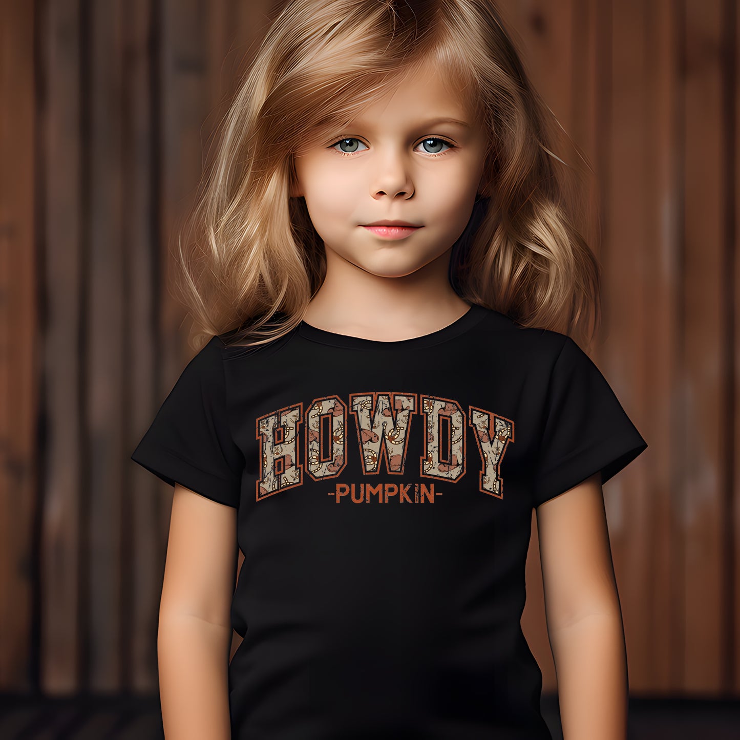 Howdy Pumpkin (toddler)- 7" wide DTF Transfer