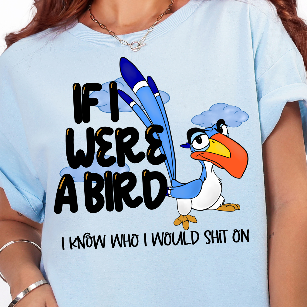 If I Were a Bird, I Know Who I Would Sh!t On- Full Color DTF Transfer