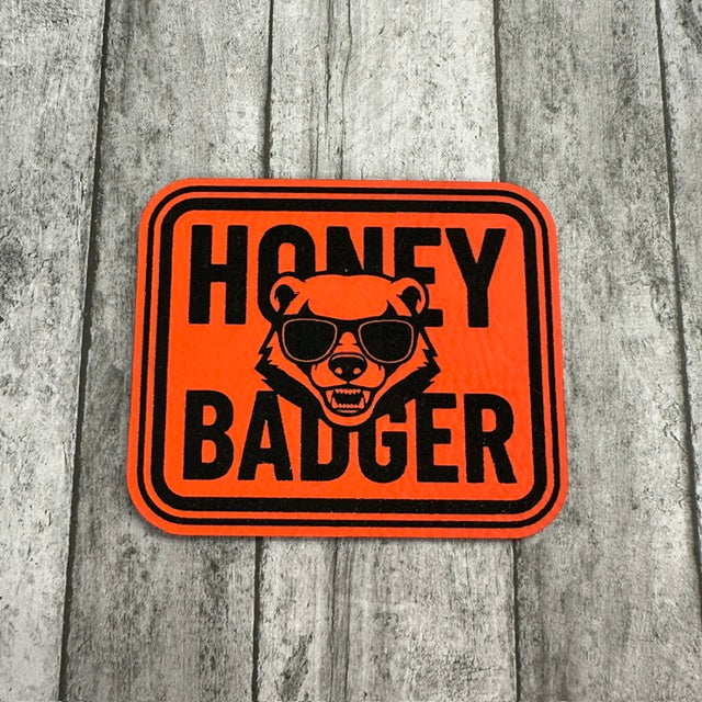 Honey Badger - Leatherette Patch