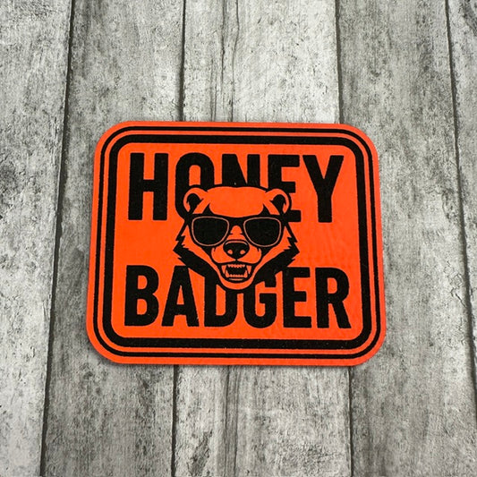 Honey Badger - Leatherette Patch