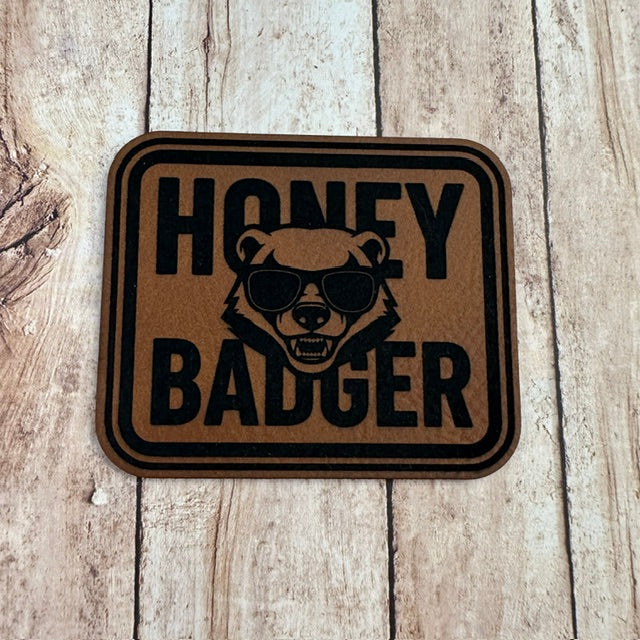 Honey Badger - Leatherette Patch