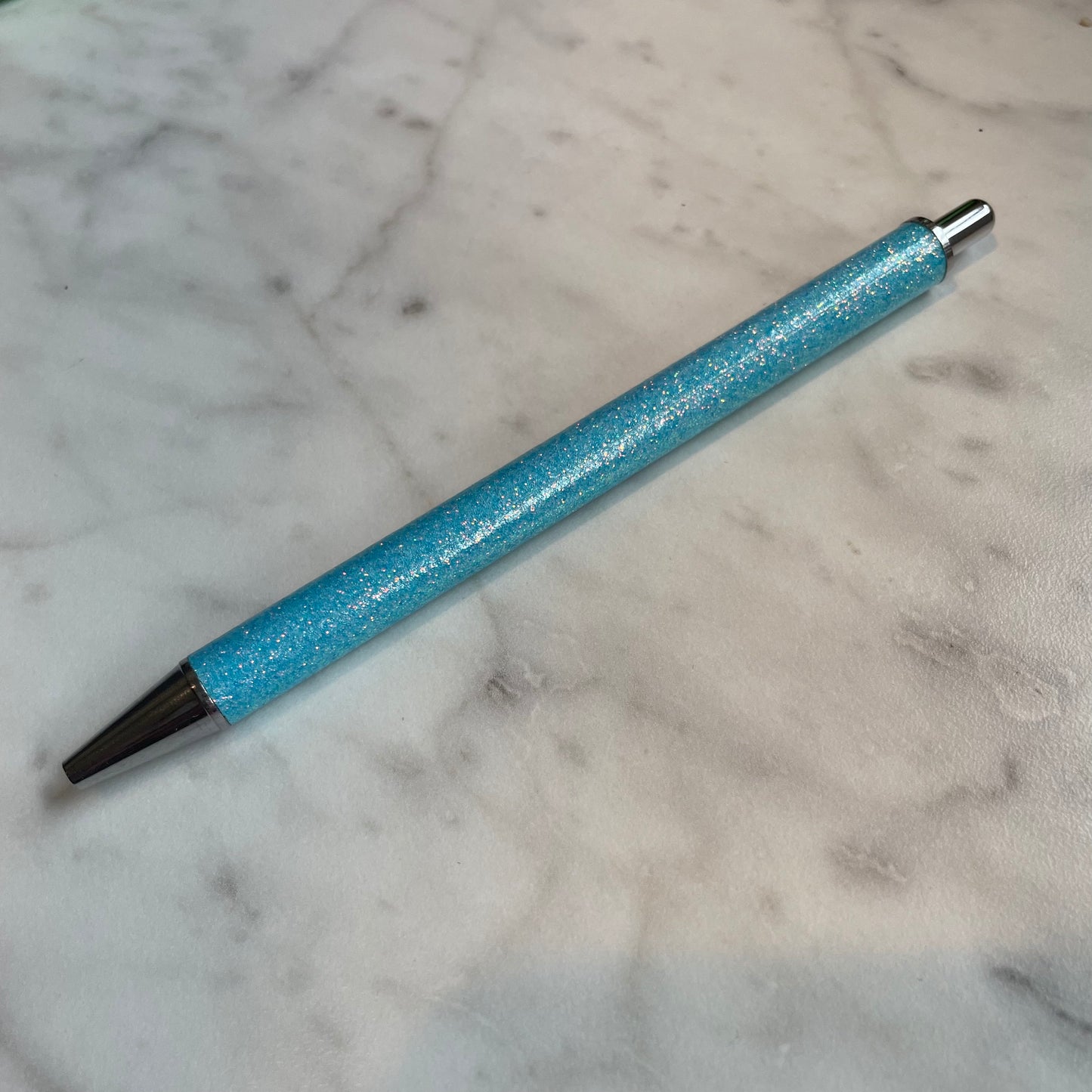 Sky Blue Glitter Ballpoint Pen