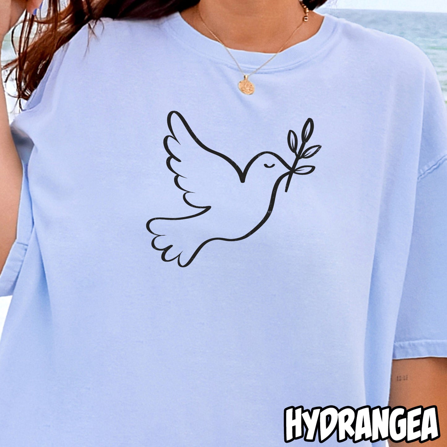 In Your Presence Dove- Single Color DTF Transfer