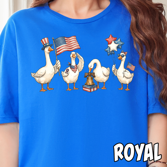 Independence Day Goose- Full Color DTF Transfer