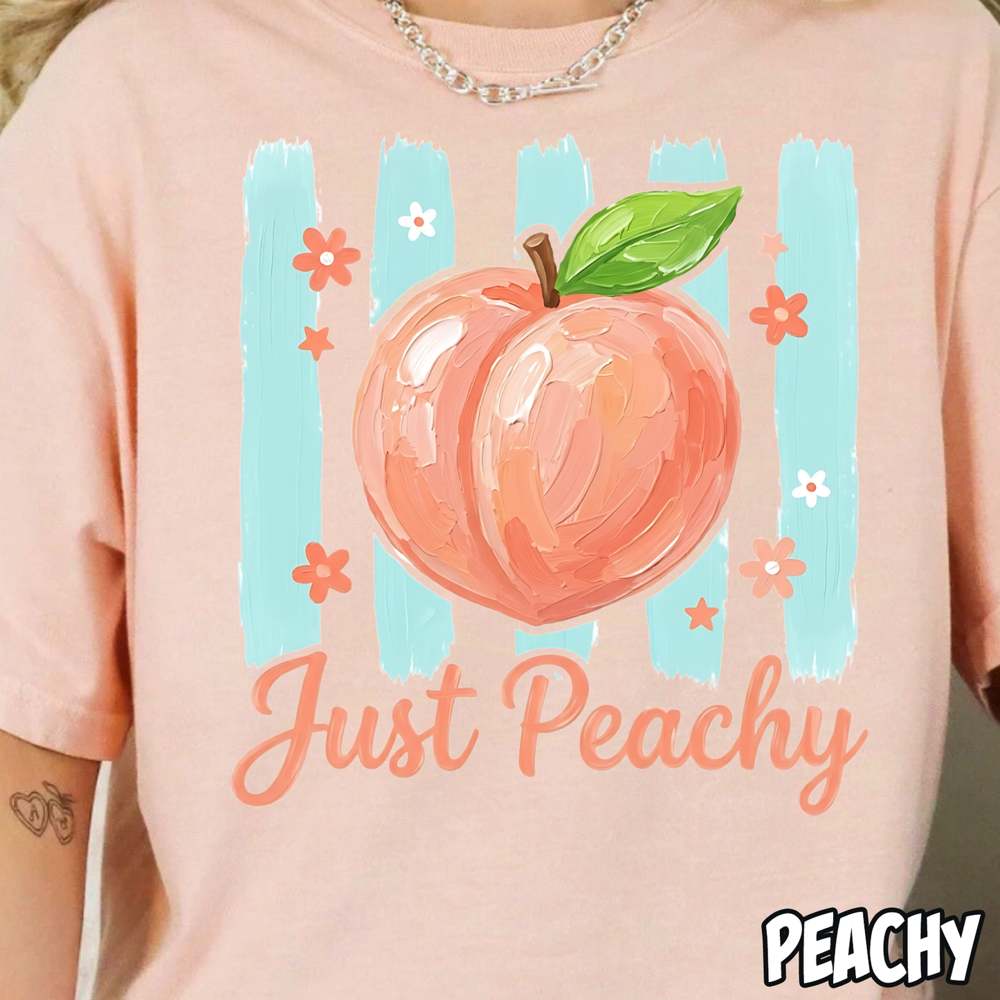 Just Peachy- Full Color DTF Transfer