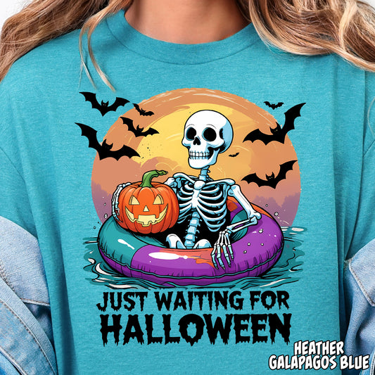 Just Waiting for Halloween- Full Color DTF Transfer