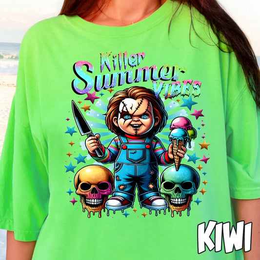 Killer Summer Vibes Chucky- Full Color DTF Transfer