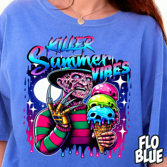 Killer Summer Vibes Freddy- Full Color DTF Transfer