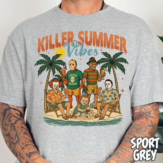 Killer Summer Vibes Beach- Full Color DTF Transfer
