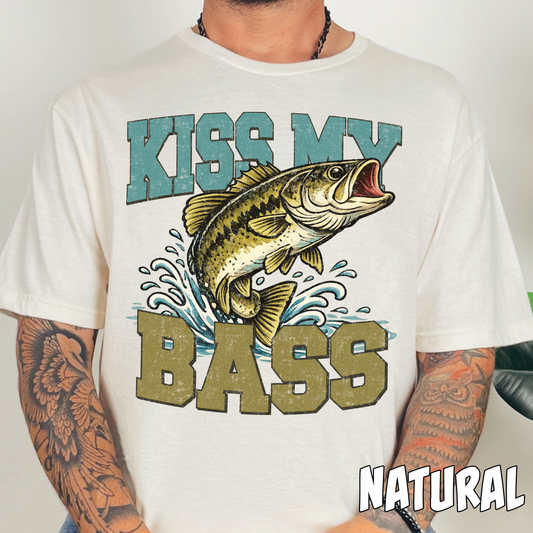 Kiss My Bass-Full Color DTF Transfer