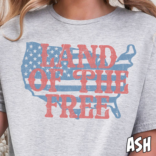 Land of the Free-Full Color DTF Transfer