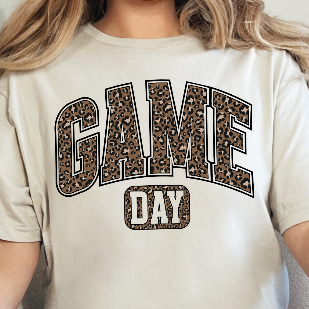 Leopard Varsity Game Day - DTF Transfer