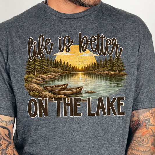 Life is Better on the Lake-Full Color DTF Transfer