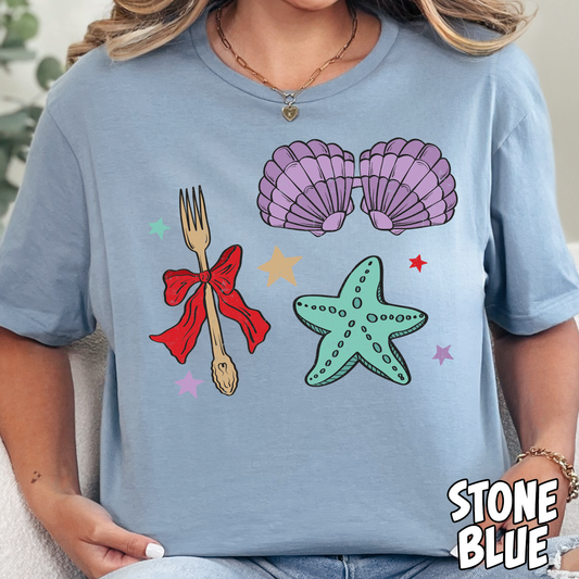Mermaid Icons- Full Color DTF Transfer