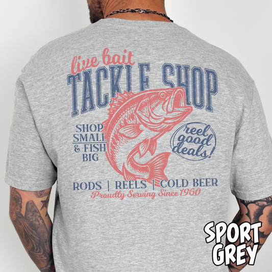 Live Bait Tackle Shop-Full Color DTF Transfer