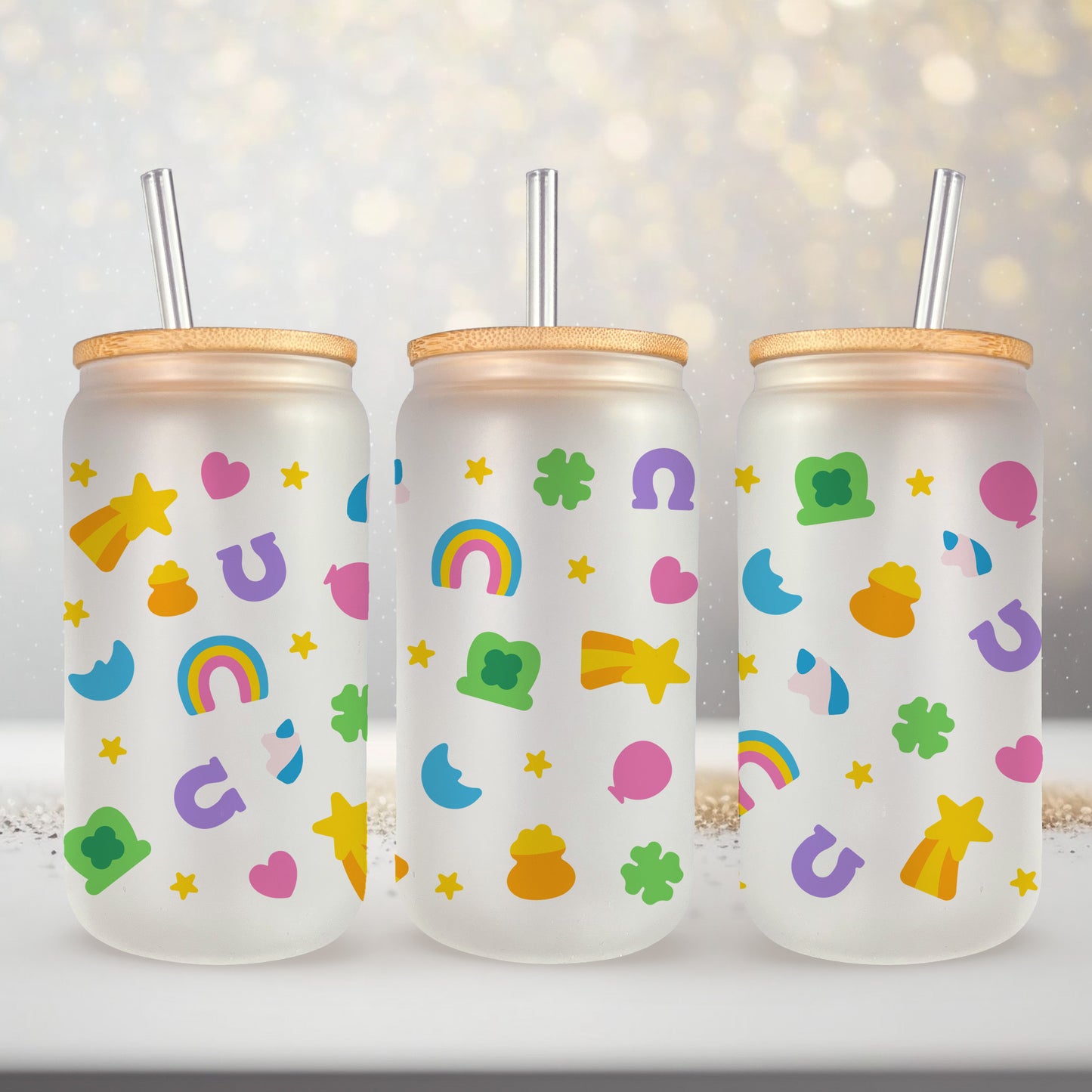 Lucky Charms UV DTF- 16oz Cup Wrap