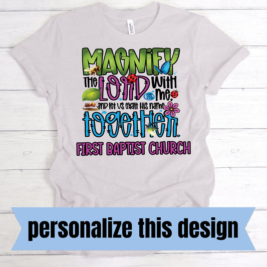 *PREORDER* Magnified VBS- Personalized DTF