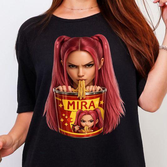 Mira Noodles- Full Color DTF Transfer