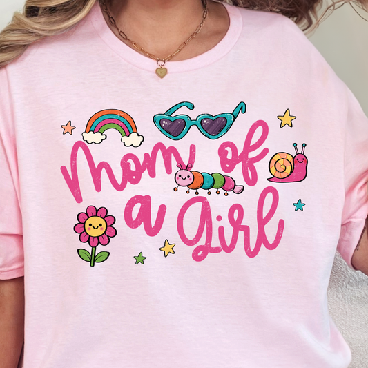 Mom of a Girl- Full Color DTF Transfer