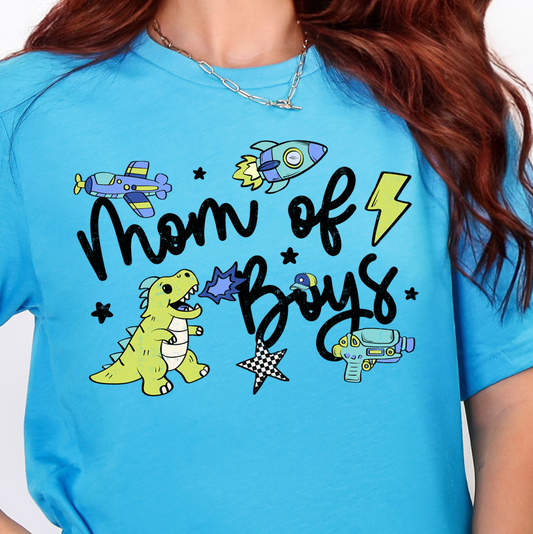 Mom of Boys- Full Color DTF Transfer