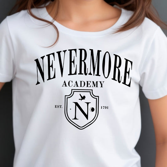 Nevermore Academy- Single Color DTF Transfer
