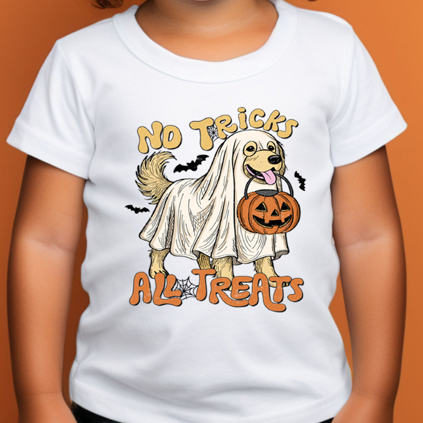 No Tricks, All Treats (toddler)- 7.25" wide DTF Transfer