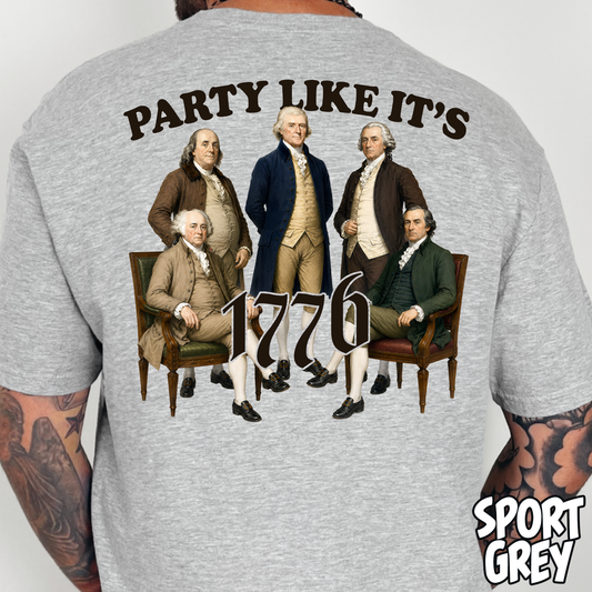Party Like it's 1776- Full Color DTF Transfer