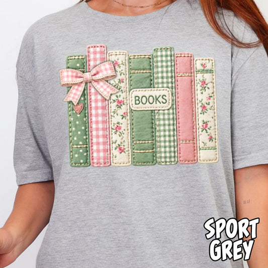 Patchwork Books- Full Color DTF Transfer