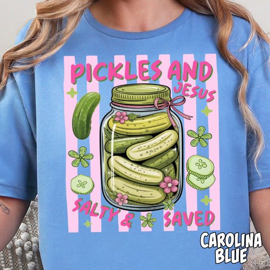 Pickles and Jesus- Full Color DTF Transfer