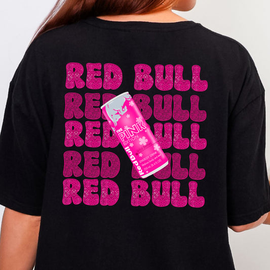 Pink Edition Red Bull- Full Color DTF Transfer