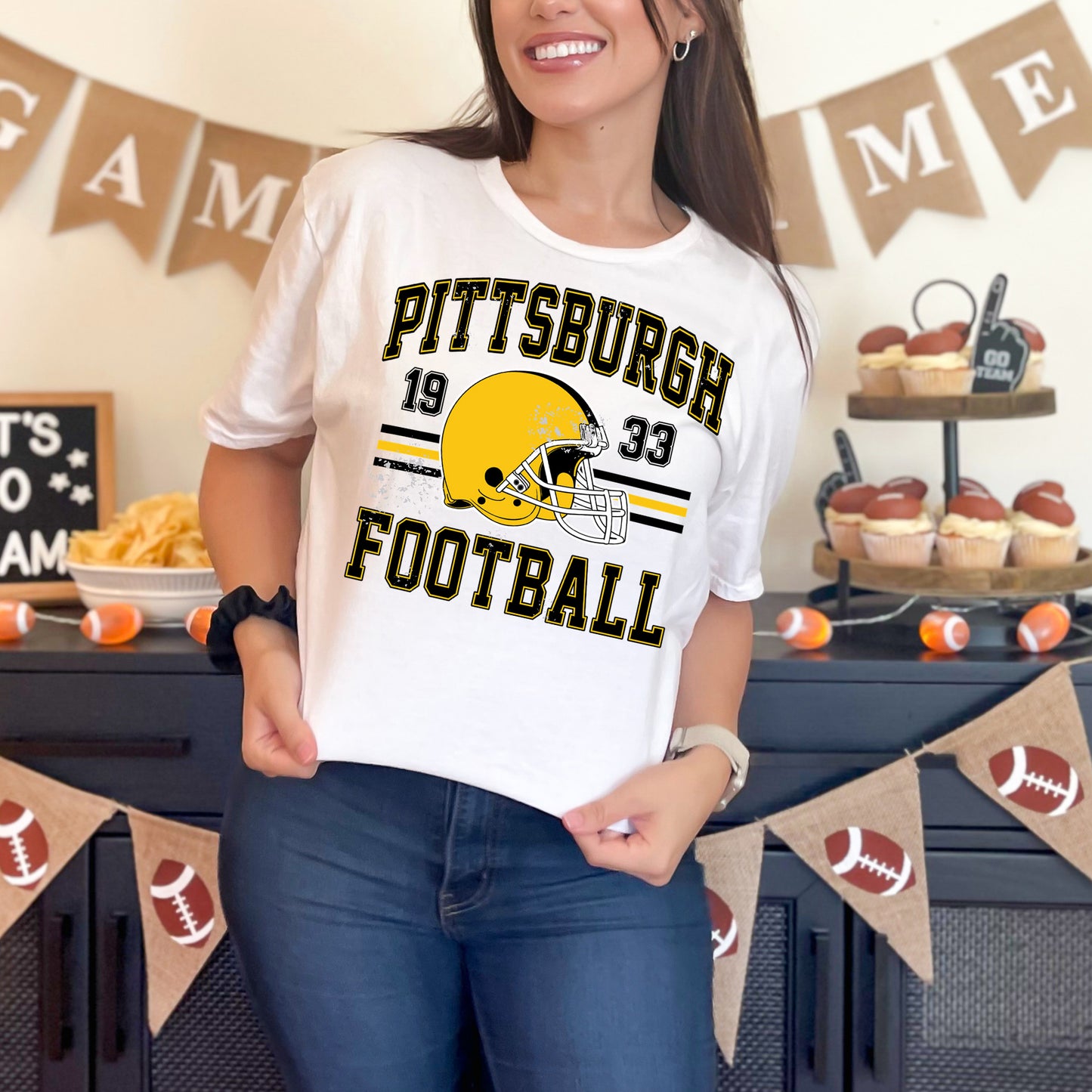 Pittsburgh Football- 11" wide DTF Transfer