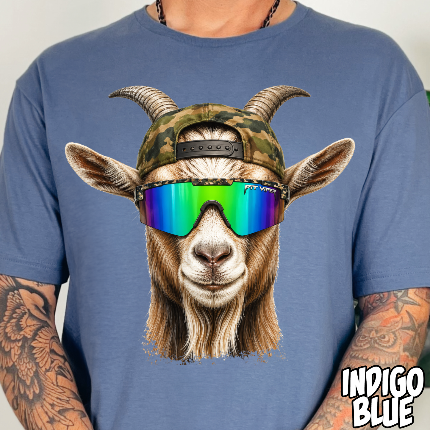 Pit Viper Goat- Full Color DTF Transfer