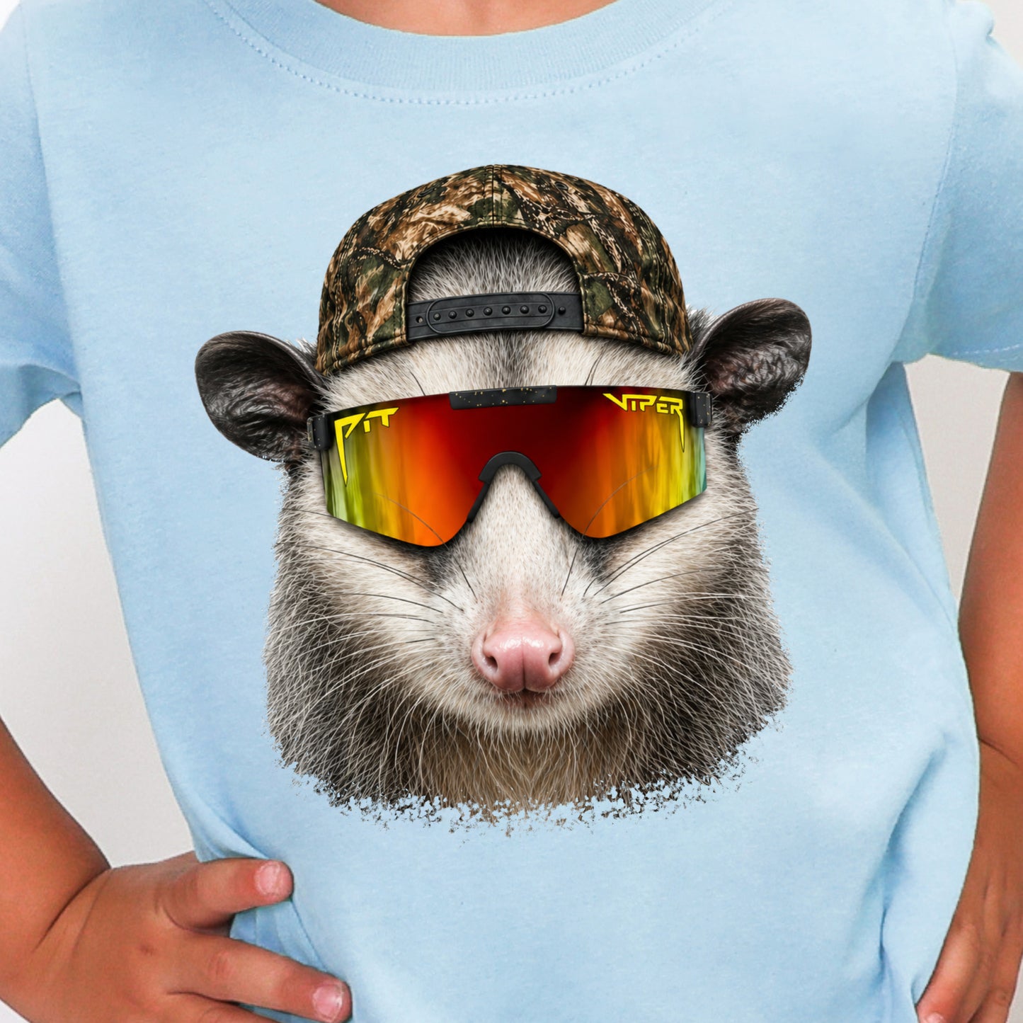 Pit Viper Opossum- Full Color DTF Transfer