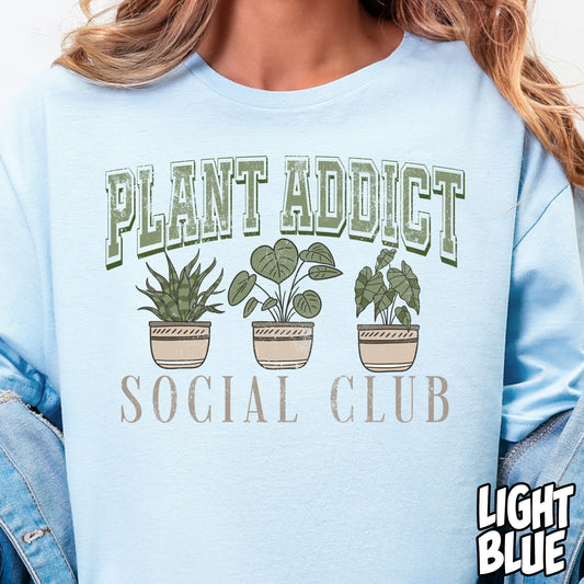 Plant Addict Social Club- Full Color DTF Transfer